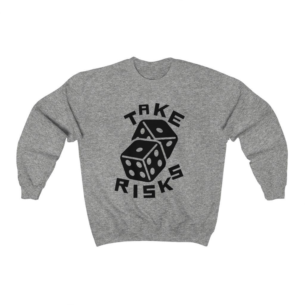 Unisex Take Risk Heavy Blend™ Crewneck Sweatshirt