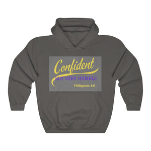 Unisex Confident, But Very Humble Heavy Blend™ Hooded Sweatshirt