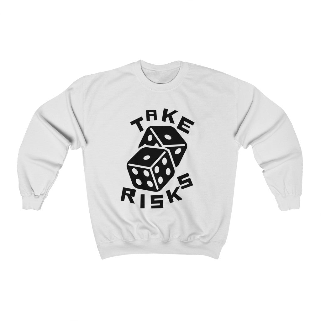 Unisex Take Risk Heavy Blend™ Crewneck Sweatshirt