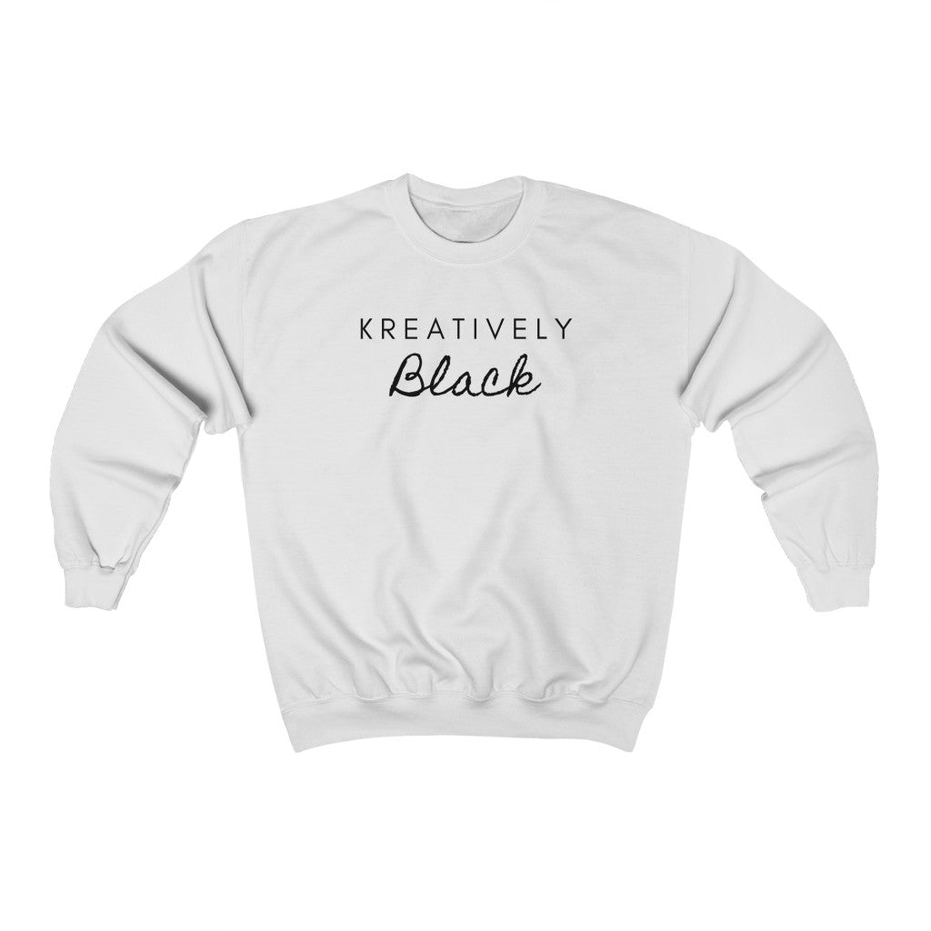 Unisex Kreatively Black Heavy Blend™ Crewneck Sweatshirt